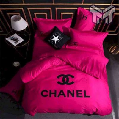 Chanel Bedding Sets, Chanel Paris Small Logo Bedding 3D Printed Bedding Sets Quilt Sets