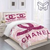 Chanel Bedding Sets Chanel Pinky Fashion Logo Luxury Brand Bedding Set Home Decor.jpg - demo10
