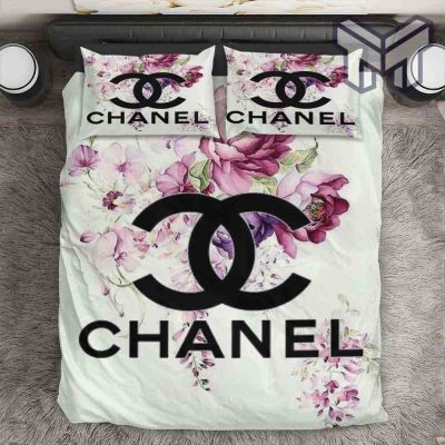 Chanel Bedding Sets, Chanel Premium Logo Luxury Brand Bedding Set Home Decor