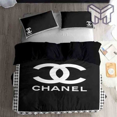 Chanel Bedding Sets, Chanel Printed Bedding Sets Quilt Sets Duvet Cover Luxury Brand Bedding Decor