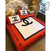 Chanel Bedding Sets Chanel Red Printed Bedding Sets Quilt Sets Duvet Cover Luxury Brand Bedding Decor Bedroom Sets 1.jpg - demo10