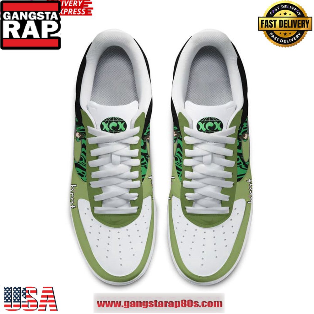 Charli XCX Limited Edition Air Force 1 Sneakers Shoes Charli XCX Limited Edition Air Force 1 Sneakers Shoes