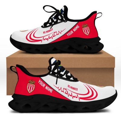 Chaussures Max Soul sp?ciales AS Monaco avec nom personnalis?