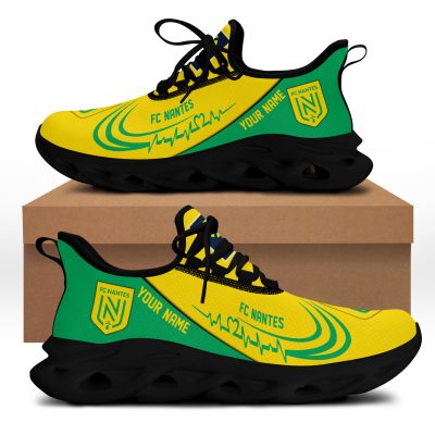 Chaussures Max Soul sp?ciales FC Nantes avec nom personnalis?