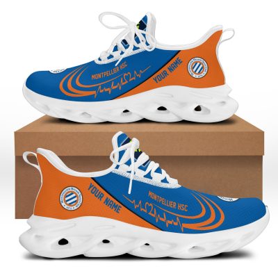 Chaussures Max Soul sp?ciales Montpellier H?rault SC avec nom personnalis?