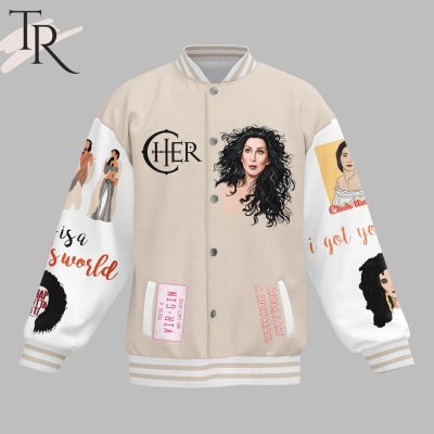 Cher Women Are The Real Architects Of Society Baseball Jacket