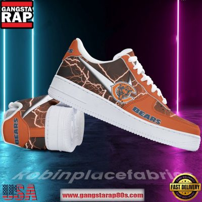 Chicago Bears Air Force 1 Running Sneakers Shoes