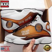 NFL Chicago Bears Football New Design Air Jordan 13 Running Sneakers Shoes