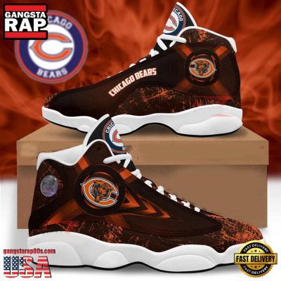 NFL Chicago Bears New Design Air Jordan 13 Running Sneakers Shoes For Fans
