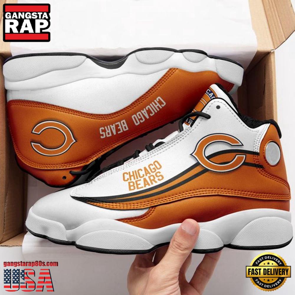 NFL Chicago Bears Sport New Design Air Jordan 13 Running Sneakers Shoes NFL Chicago Bears Sport New Design Air Jordan 13 Running Sneakers Shoes