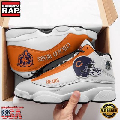 NFL Chicago Bears Team New Design Air Jordan 13 Running Sneakers Shoes
