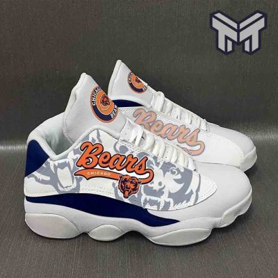 Chicago Bears Team Nfl Football Big Logo Sneaker Air Jordan13 Shoes