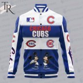 Chicago Cubs City And Logo Pattern Print Varsity Jacket Ah! It Is Marvellous - demo10