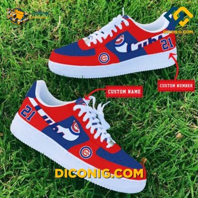Chicago Cubs Custom Shoes MLB Air Force 1 DICONIG FASHION