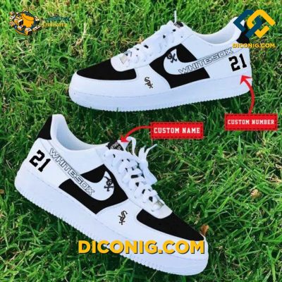 Chicago White Sox Custom Shoes MLB Air Force 1 DICONIG FASHION