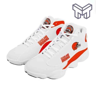 Cleveland Browns Fans Sport Shoes Nfl Air Jordan13 Shoes