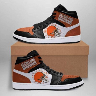 NFL Cleveland Browns NFL Orange JD1 Boot Sneakers Shoes