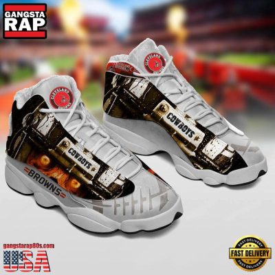 NFL Cleveland Browns Ver 5 Air Jordan 13 Sneaker