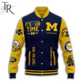 College Football Playoff Its Our Time 2023 2024 Big Ten Conference 2023 East Division Champions Michigan Wolverines Baseball Jacket 2 Ndnrq.jpg - demo10