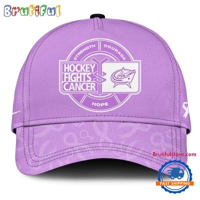 Columbus Blue Jackets 2025 NHL Hockey Fights Cancer Limited Edition Cap