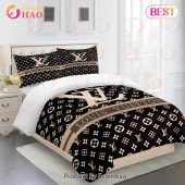 Comforter Sets Beige Brown Louis Vuitton Bedding Set