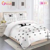 Comforter Sets Black White Louis Vuitton Bedding Set