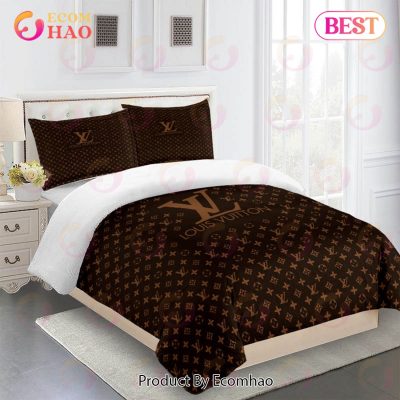 Comforter Sets Full Brown Louis Vuitton Bedding Set