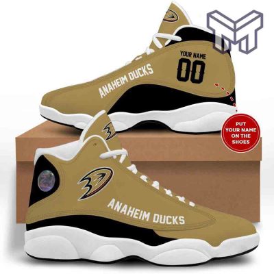 Custom Anaheim Ducks Nhl Retro Air Jordan13 Shoes