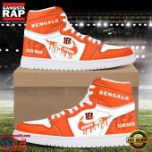 Custom Name NFL Cincinnati Bengals Air Jordan 1 Sneakers Shoes