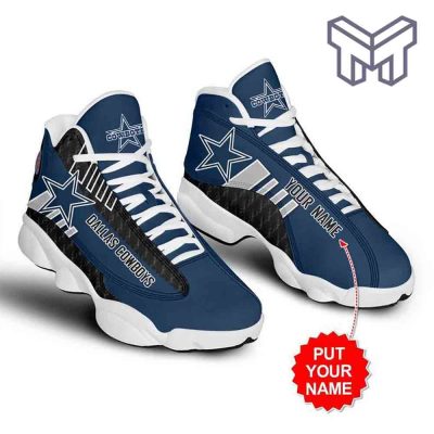 Custom Name Dallas Cowboys Fans Sport Nfl Air Jordan 13 Shoes