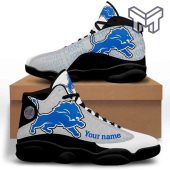 Custom Name Detroit Lions Fans Sport Shoes Nfl Jordan 13 Shoes 1.jpg - demo10