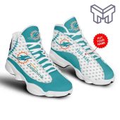Custom Name Miami Dolphins Fans Sport Nfl Jordan 13 Shoes.jpg - demo10