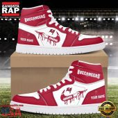 Custom Name NFL Tampa Bay Buccaneers Air Jordan 1 Sneakers Shoes