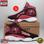NFL Custom Name Tampa Bay Buccaneers New Design Air Jordan 13 Running Sneakers For Men Women