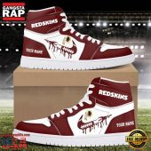 Custom Name NFL Washington Redskin Air Jordan 1 Sneakers Shoes