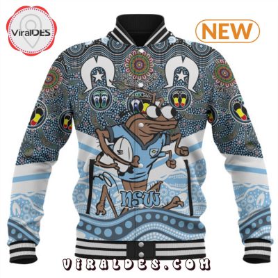 Custom New South Wales Argyle Style Tough Fan Rugby Baseball Jacket