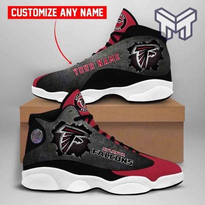 Custom Shoes Atlanta Falcons Nfl Football Team Sneaker Air Jordan 13 Shoes
