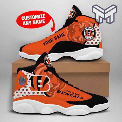 Custom Shoes Cincinnati Bengals Nfl Fans Sport Air Jordan 13 Shoes