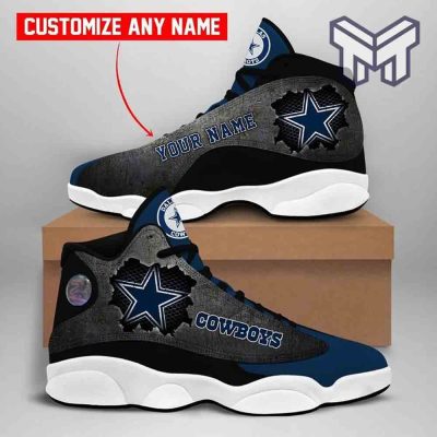 Custom Shoes Dallas Cowboys Nfl Fans Sport Air Jordan 13 Shoes