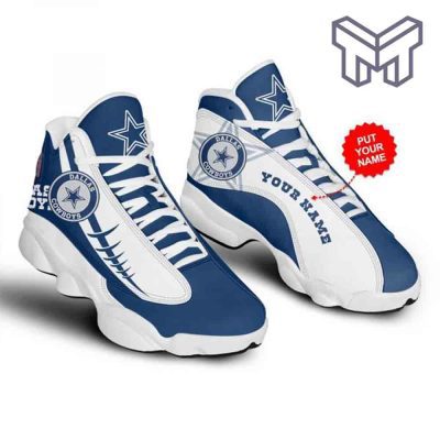 Custom Shoes Dallas Cowboys Nfl Team Sneaker Air Jordan 13 Shoes