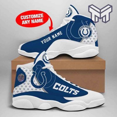 Custom Shoes Indianapolis Colts Nfl Football Team Air Jordan 13 Shoes
