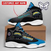 Custom Shoes Los Angeles Chargers Air Jordan 13 Nfl Football Jordan13 Shoes 1.jpg - demo10