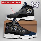 Custom Shoes Los Angeles Rams Air Jordan 13 Nfl Fans Sport Jordan13 Shoes.jpg - demo10