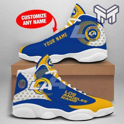 Custom Shoes Los Angeles Rams Air Jordan 13 Nfl Football Shoes Jordan13