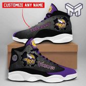 Custom Shoes Minnesota Vikings Air Jordan 13 Nfl Football Shoes Jordan13 1.jpg - demo10
