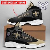 Custom Shoes New Orleans Saints Air Jordan 13 Nfl Big Logo Football Team Jordan13 Shoes.jpg - demo10