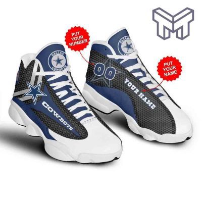 Dallas Cowboys Air Jordan 13 Nfl Fans Sport Shoes Gift For Fan Air Jordan 13 Shoes