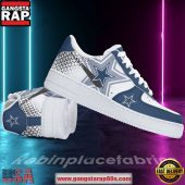 Dallas Cowboys Football Air Force 1 Running Sneakers Shoes
