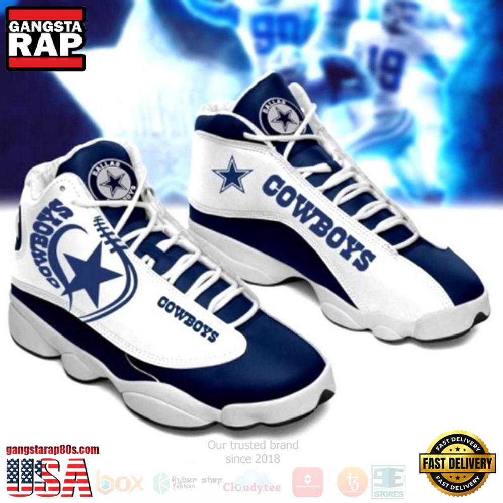 NFL Dallas Cowboys Football Team Air Jordan 13 Shoes NFL Dallas Cowboys Football Team Air Jordan 13 Shoes