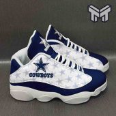 Dallas Cowboys Nfl Air Jordan 13 Big Logo Fans Sport White Navy Air Jordan 13.jpg - demo10